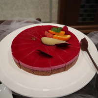 スイーツビュッフェ★赤いケーキ