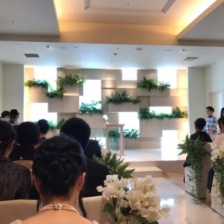 リゾート風挙式会場