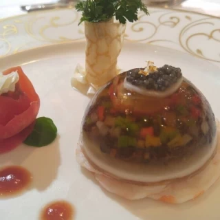 見た目がとてもきれいな前菜