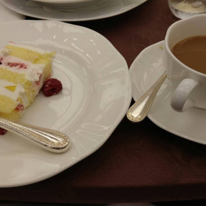 ウェディングケーキとコーヒー|459546さんのホテルメトロポリタン高崎の写真(537942)