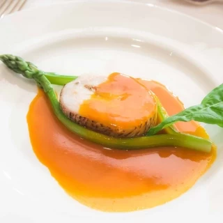 披露宴の料理・魚のソテー