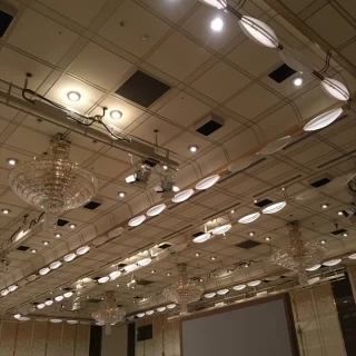 披露宴会場の天井