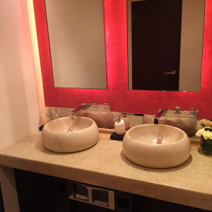 お手洗いの洗面所部分。|460165さんのRESTAURANT SANT PAU(サンパウ)の写真(562267)