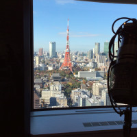 会場から東京タワーが見えました