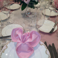 ミニーナプキン 装花 テーブル
