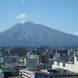 披露宴会場から見える岩木山|461626さんのアートホテル弘前シティの写真(436634)