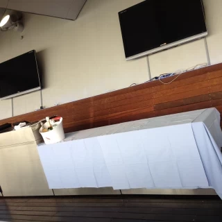 披露宴会場です