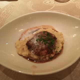 フォアグラとチーズのリゾット
