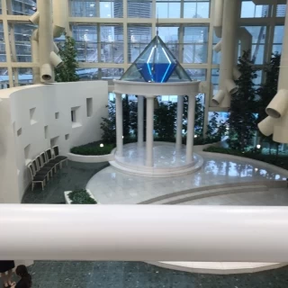 二階から見たチャペル