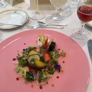 前菜。テリーヌが美味しかったです
