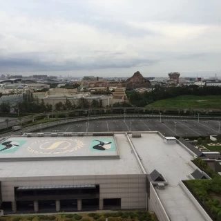披露宴会場からの景色
