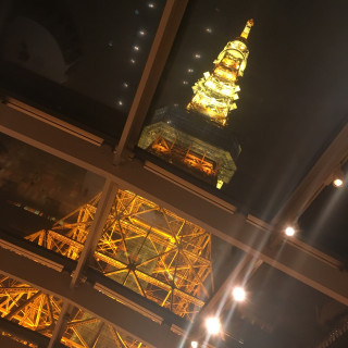 二次会で利用させていただいた為、夜の東京タワーで素敵でした