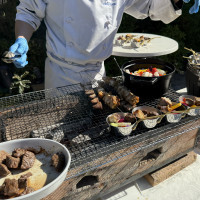 披露宴前の立食ビュッフェ