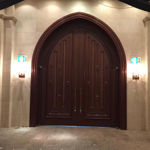 チャペル入場の扉|462814さんのサン・トゥール大聖堂（ウエディング取扱終了）の写真(443720)