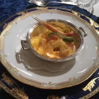 魚介とパスタの香草ソース