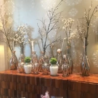 控室の装花