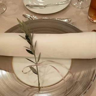 食事開始前の装飾