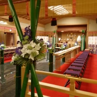 神前式の会場も雰囲気抜群