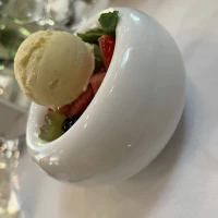 子ども用のデザートまでついていて感激でした