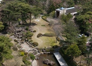 ホテルの中庭|465827さんのHotel Matsushima Taikanso（ホテル松島大観荘）（ウエディング取扱終了）の写真(458813)