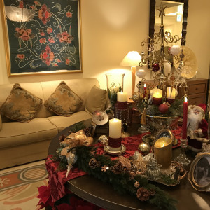 ロビーはクリスマス仕様に。|466145さんのレセプションハウス ザ・ブライトガーデン（営業終了）の写真(552960)