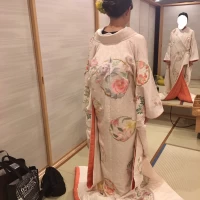 試着した打掛