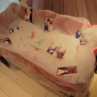 サプライズプレゼントのお手伝いで式中の写真を入れてくれました