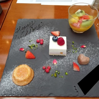 ブライダルフェアで試食したデザート