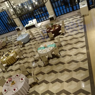 2階から見た披露宴会場