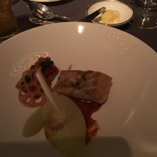 魚料理です。