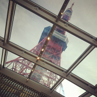 式場からの東京タワー