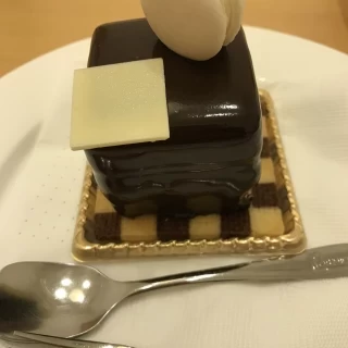 ホテルで作られているケーキ