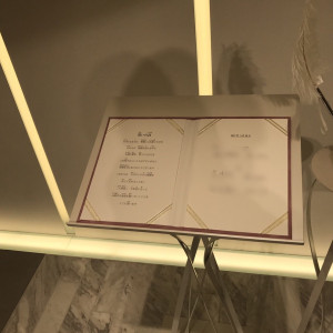 誓約書|468351さんの小さな結婚式 大宮店の写真(459787)