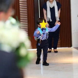 リングボーイは大好きな甥っ子