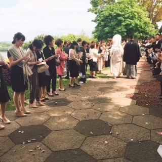 折り鶴シャワー