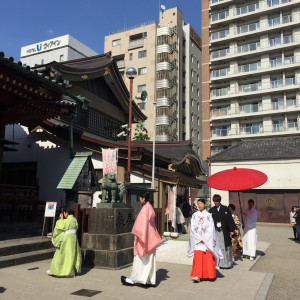 参進をして入場するところ|469756さんの浅草神社の写真(461493)