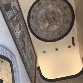 チャペル天井、かなり高いです
