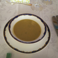 野菜とポテトのスープです。美味しかったです。