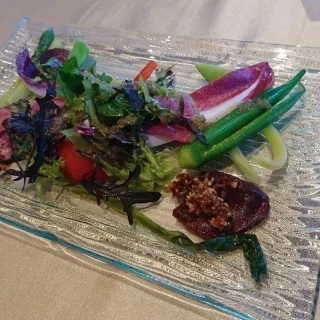料理は最高です。