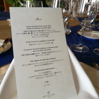 フェアの試食メニュー