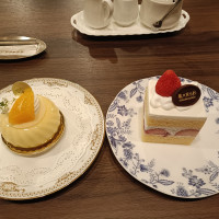 来館特典のケーキチケットで出されたケーキ