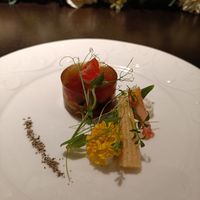 前菜です！冷菜でしたが、綺麗で食べやすく、美味しかった