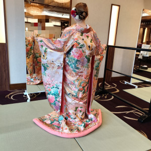 試着会で色打掛け選んで着せてもらいました|472327さんの明治神宮・明治記念館の写真(2432597)