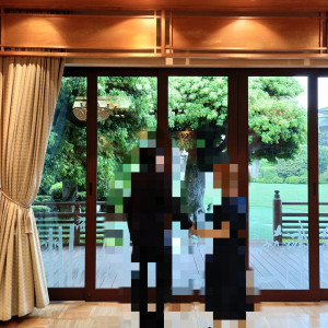 披露宴会場から見た景色|472327さんの明治神宮・明治記念館の写真(2432598)