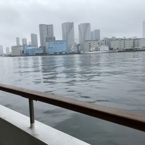 デッキから見える景色(雨天時)|472758さんの東京ヴァンテアンクルーズの写真(482169)