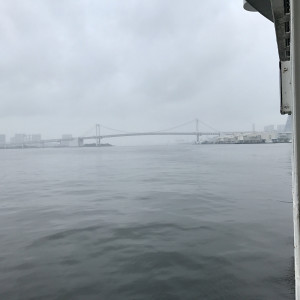 デッキから見える景色(雨天時)|472758さんの東京ヴァンテアンクルーズの写真(482170)