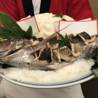 タイの塩釜焼き