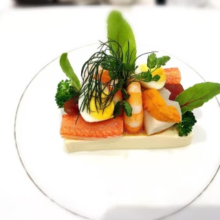 吟醸豆腐と海原の恵み♪