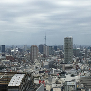 高層階の披露宴会場から見える景色。2枚目