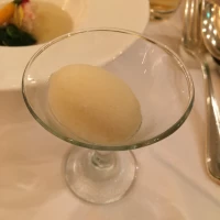 お口直しのシャーベット